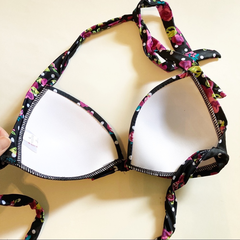 NWOT Black floral high waisted bikini 4XL - Picture 6 of 11
